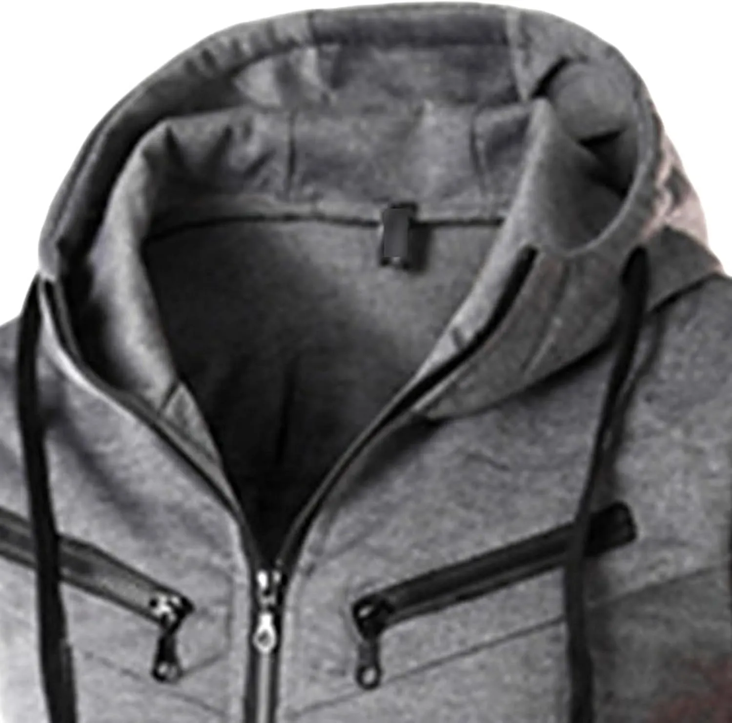 Maiyifu-GJ Men's Slim Fit Zip Up Vest Workout Sleeveless Zipper Hooded Sweatshirt Casual Lightweight Gym Tank Top Hoodies