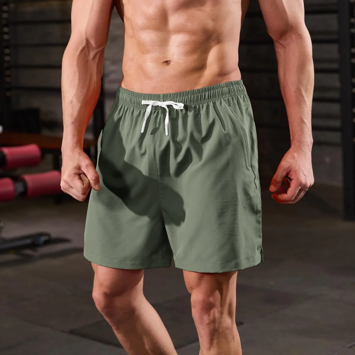 Men's 3 Pack Quick Dry Gym Workout Shorts Athletic Shorts Lightweight Running Shorts with Pockets Outdoor Shorts