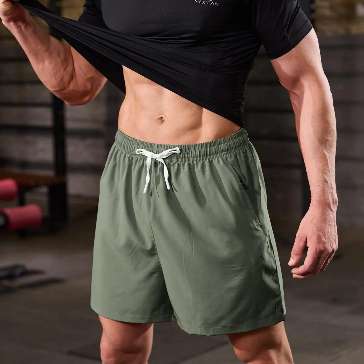 Men's 3 Pack Quick Dry Gym Workout Shorts Athletic Shorts Lightweight Running Shorts with Pockets Outdoor Shorts