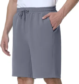 Mens Athletic Shorts Stretchy Workout Shorts Quick Dry Shorts for Gym Running Basketball Casual 7 inch