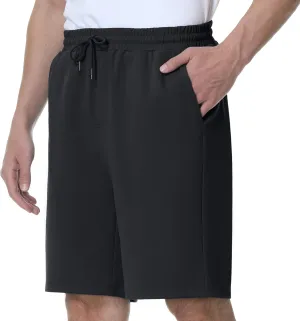 Mens Athletic Shorts Stretchy Workout Shorts Quick Dry Shorts for Gym Running Basketball Casual 7 inch
