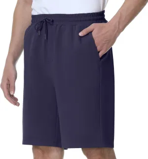 Mens Athletic Shorts Stretchy Workout Shorts Quick Dry Shorts for Gym Running Basketball Casual 7 inch