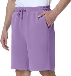 Mens Athletic Shorts Stretchy Workout Shorts Quick Dry Shorts for Gym Running Basketball Casual 7 inch