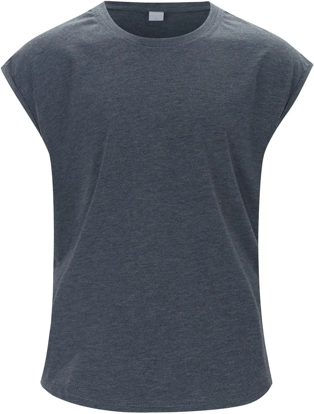Mens Cap Sleeve Gym Tank Top Bodybuilding Athletic Muscle Cut Off T-Shirt Loose Fit Summer Quick Dry Beach Undershirt