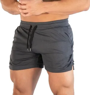 Mens Running Gym Shorts Breathable Quick Dry 3 Inch Sport Workout Shorts
