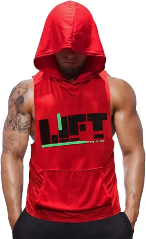 Mens Skull Print Stringer Bodybuilding Gym Tank Tops Sleeveless Workout Shirt Fitness Vest