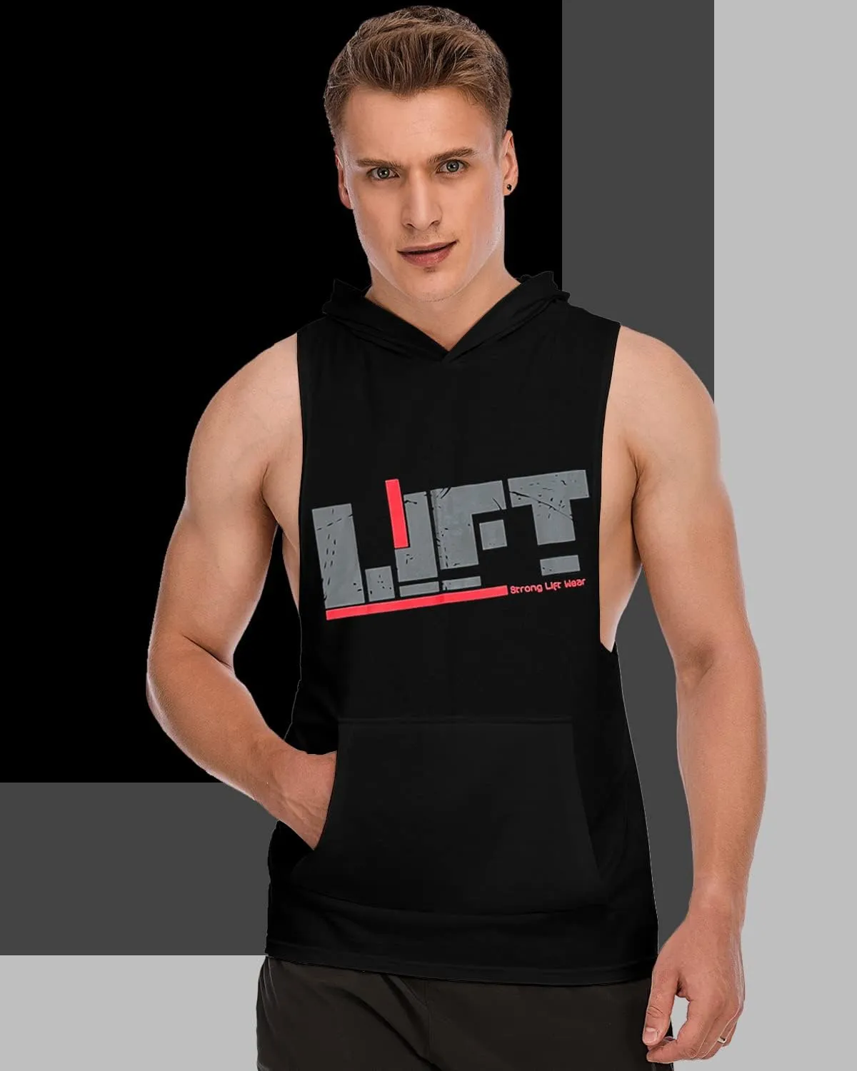Mens Skull Print Stringer Bodybuilding Gym Tank Tops Sleeveless Workout Shirt Fitness Vest
