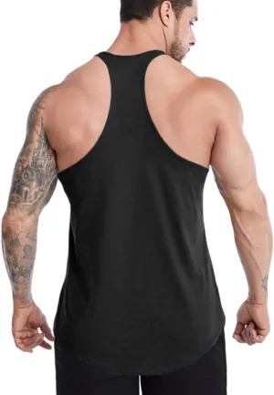 Mens Skull Print Stringer Bodybuilding Gym Tank Tops Sleeveless Workout Shirt Fitness Vest