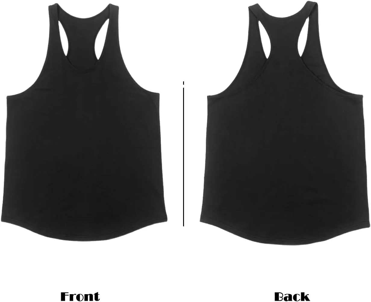 Mens Skull Print Stringer Bodybuilding Gym Tank Tops Sleeveless Workout Shirt Fitness Vest