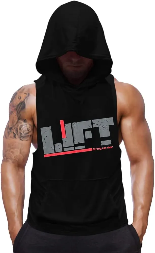 Mens Skull Print Stringer Bodybuilding Gym Tank Tops Sleeveless Workout Shirt Fitness Vest