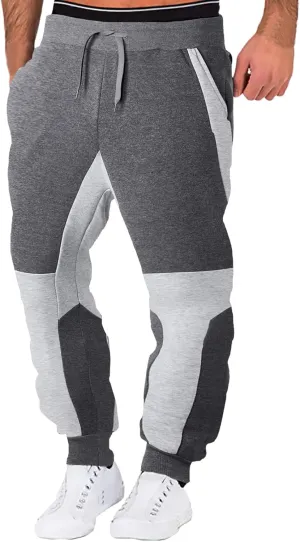 Mens Sweatpants with Pockets Big and Tall Casual Loose-fit Pants Athletic Drawstring Pant Men's Heavyweight Sweatpants