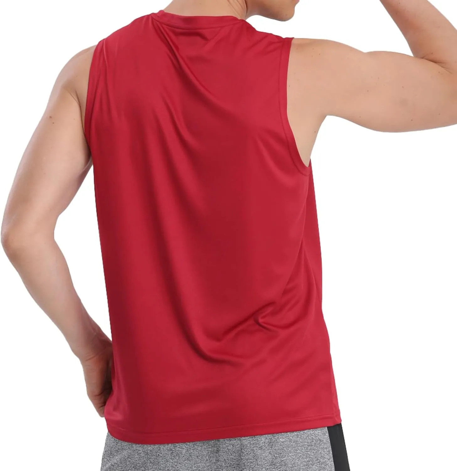 Mens Tank Tops 5 Pack,Gym Sleeveless Shirts Fitness Muscle T-Shirts Workout Gym Tank Top