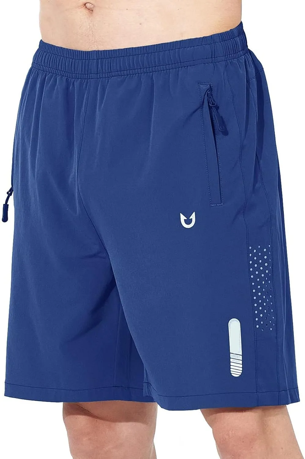 Men's Workout Running Quick Dry Gym Shorts Beach Shorts Sportswear Fitness Outdoor Loose Training Pants with Pocket