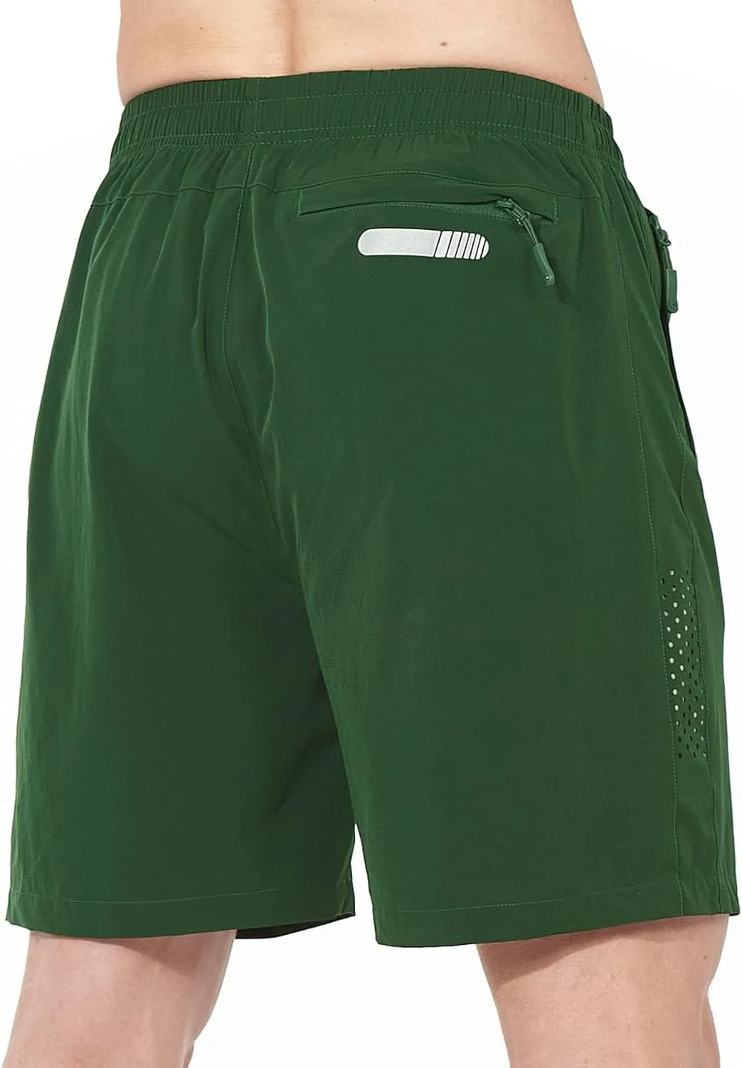 Men's Workout Running Quick Dry Gym Shorts Beach Shorts Sportswear Fitness Outdoor Loose Training Pants with Pocket