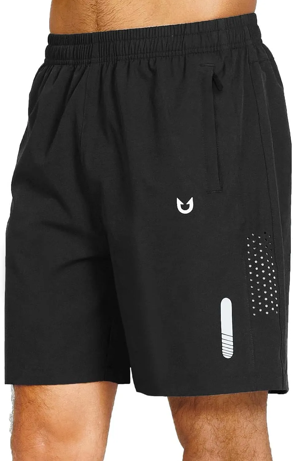 Men's Workout Running Quick Dry Gym Shorts Beach Shorts Sportswear Fitness Outdoor Loose Training Pants with Pocket