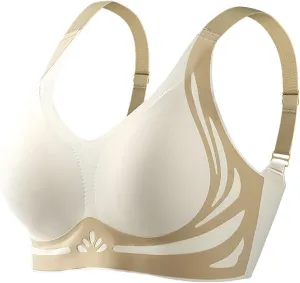 Moisture Girls Sports Bra, Lightweight Yoga Lingerie for Women Plunge Workout Bralette
