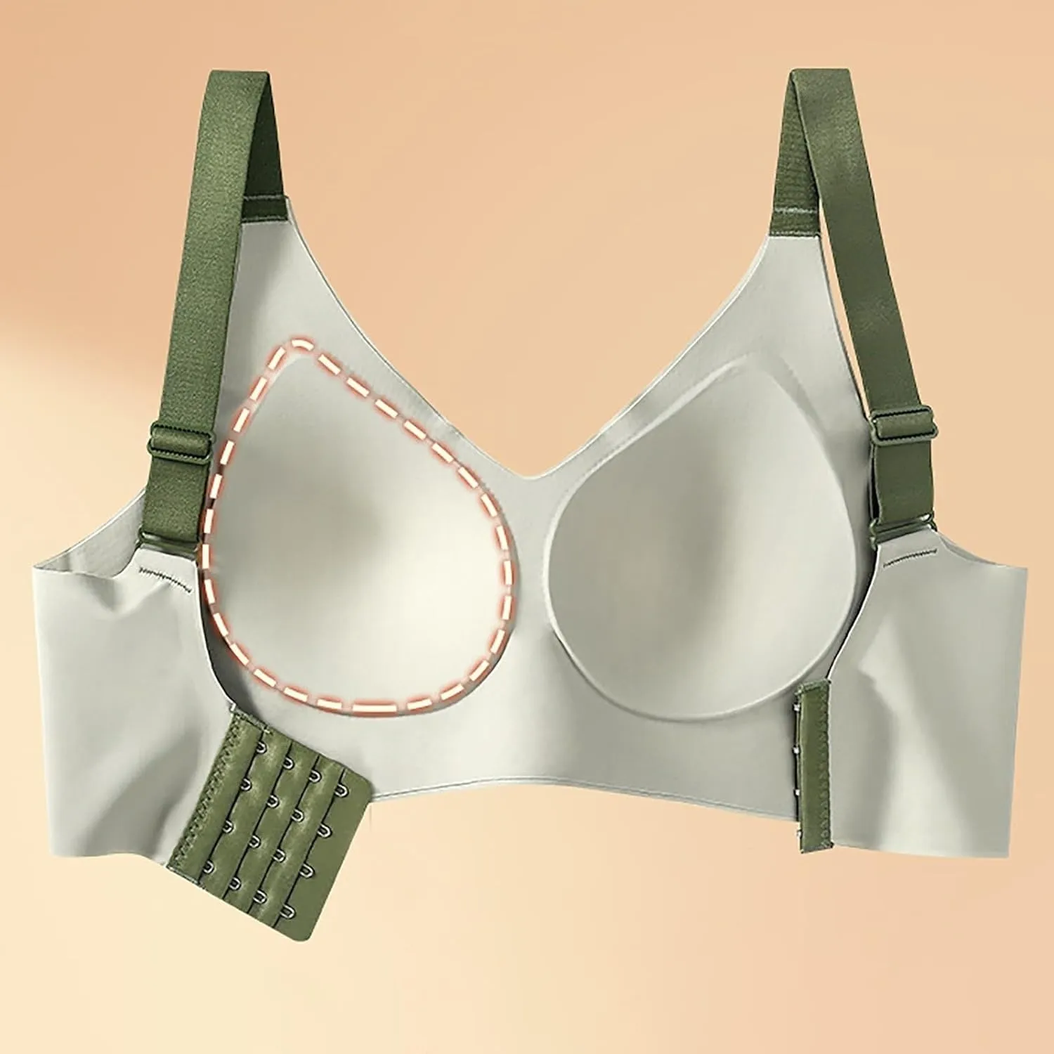 Moisture Girls Sports Bra, Lightweight Yoga Lingerie for Women Plunge Workout Bralette