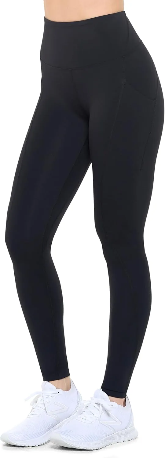 Natural Uniforms Womens High Waist, Bottom Lifting Nylon Yoga Leggings