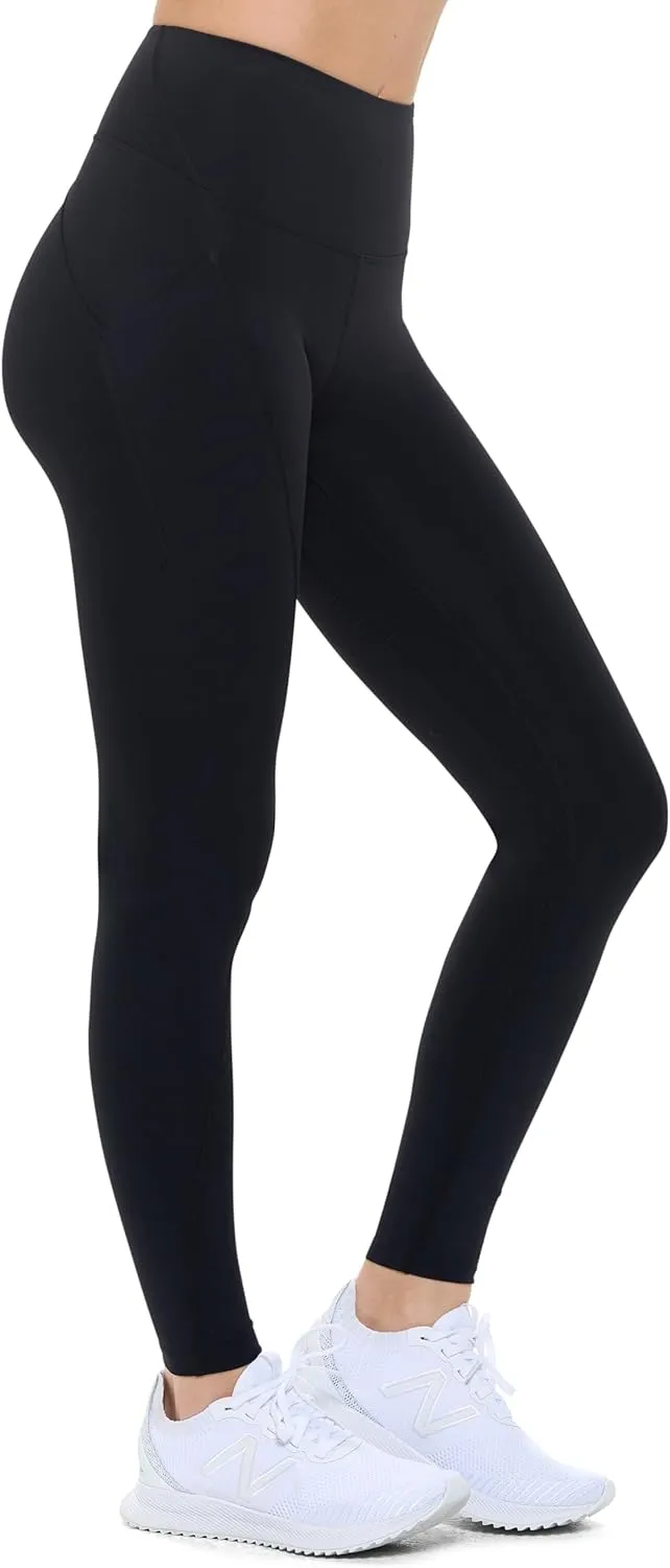 Natural Uniforms Womens High Waist, Bottom Lifting Nylon Yoga Leggings