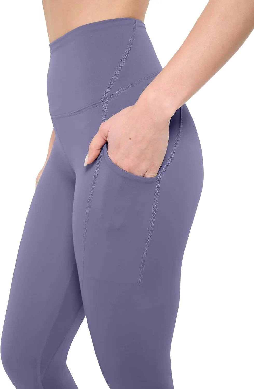 Natural Uniforms Womens High Waist, Bottom Lifting Nylon Yoga Leggings