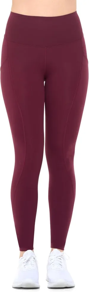 Natural Uniforms Womens High Waist, Bottom Lifting Nylon Yoga Leggings