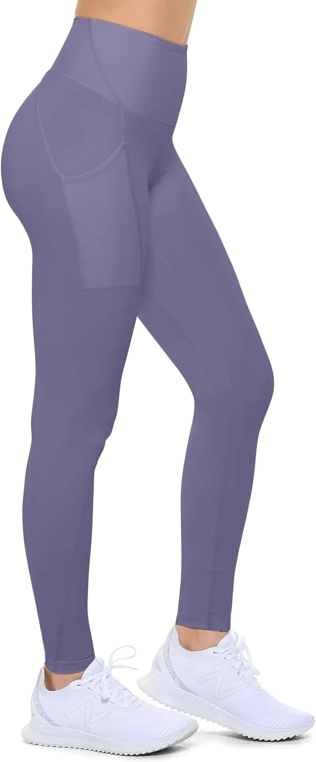 Natural Uniforms Womens High Waist, Bottom Lifting Nylon Yoga Leggings