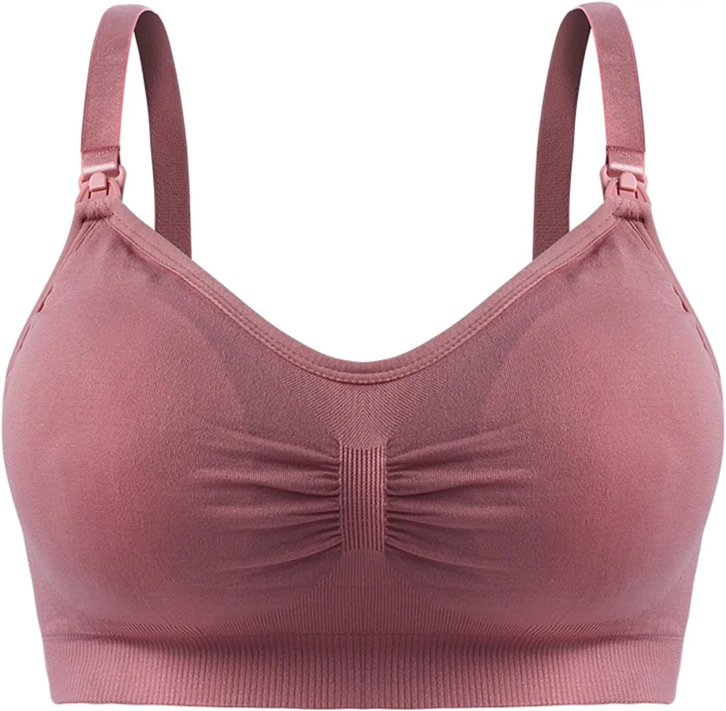 Nursing Bras for Breastfeeding Plus Size Postpartum Adjustment Gather Underwear Seamless Wireless Maternity Brassiere