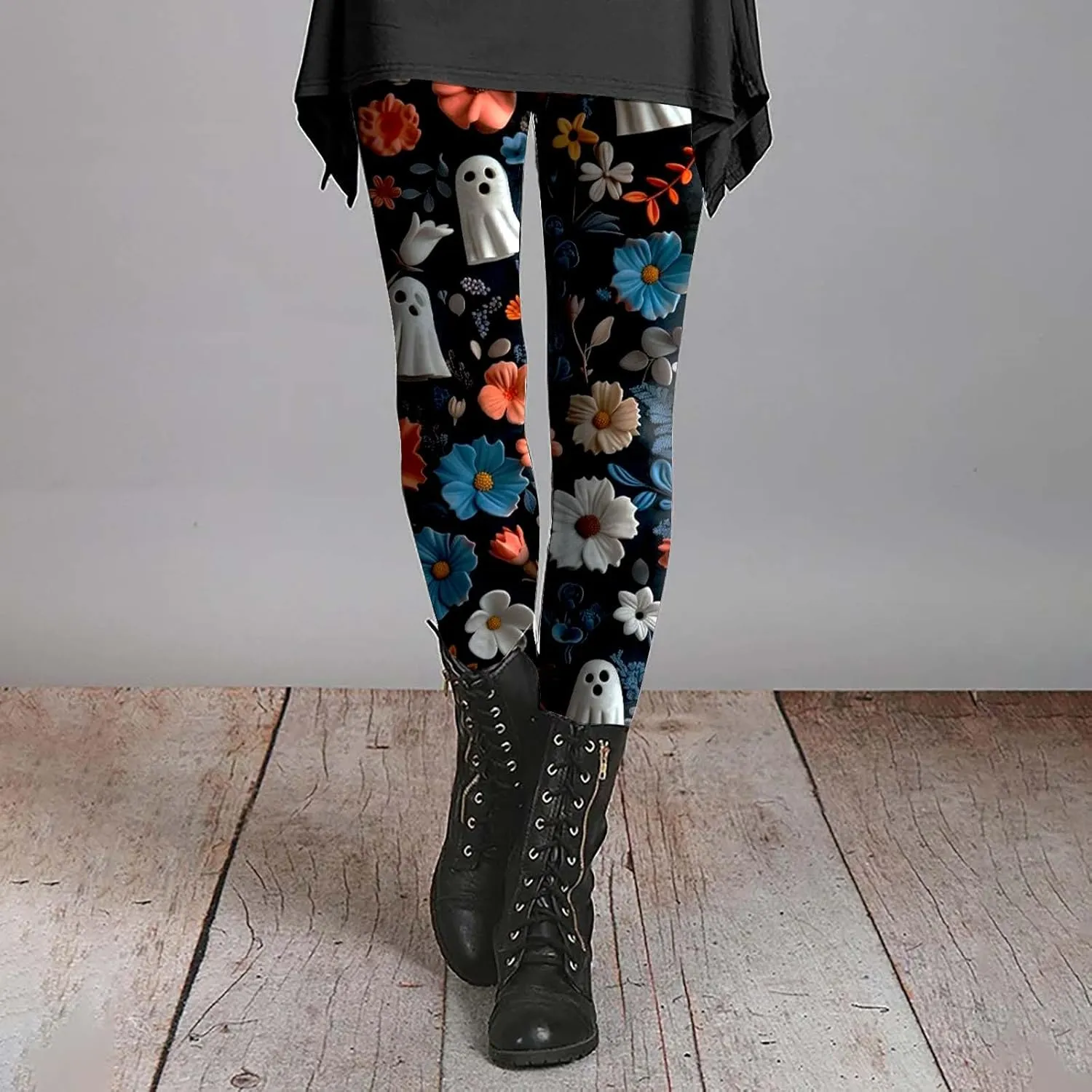 Plaid Leggings for Women Stretch Pants for Women with Pockets Plus Size Tie Dye Leggings
