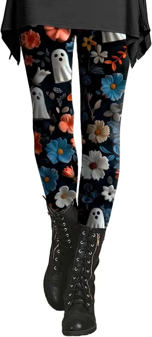 Plaid Leggings for Women Stretch Pants for Women with Pockets Plus Size Tie Dye Leggings