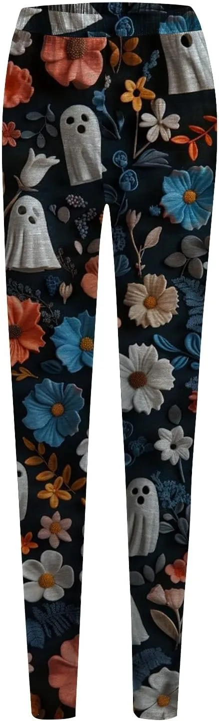 Plaid Leggings for Women Stretch Pants for Women with Pockets Plus Size Tie Dye Leggings