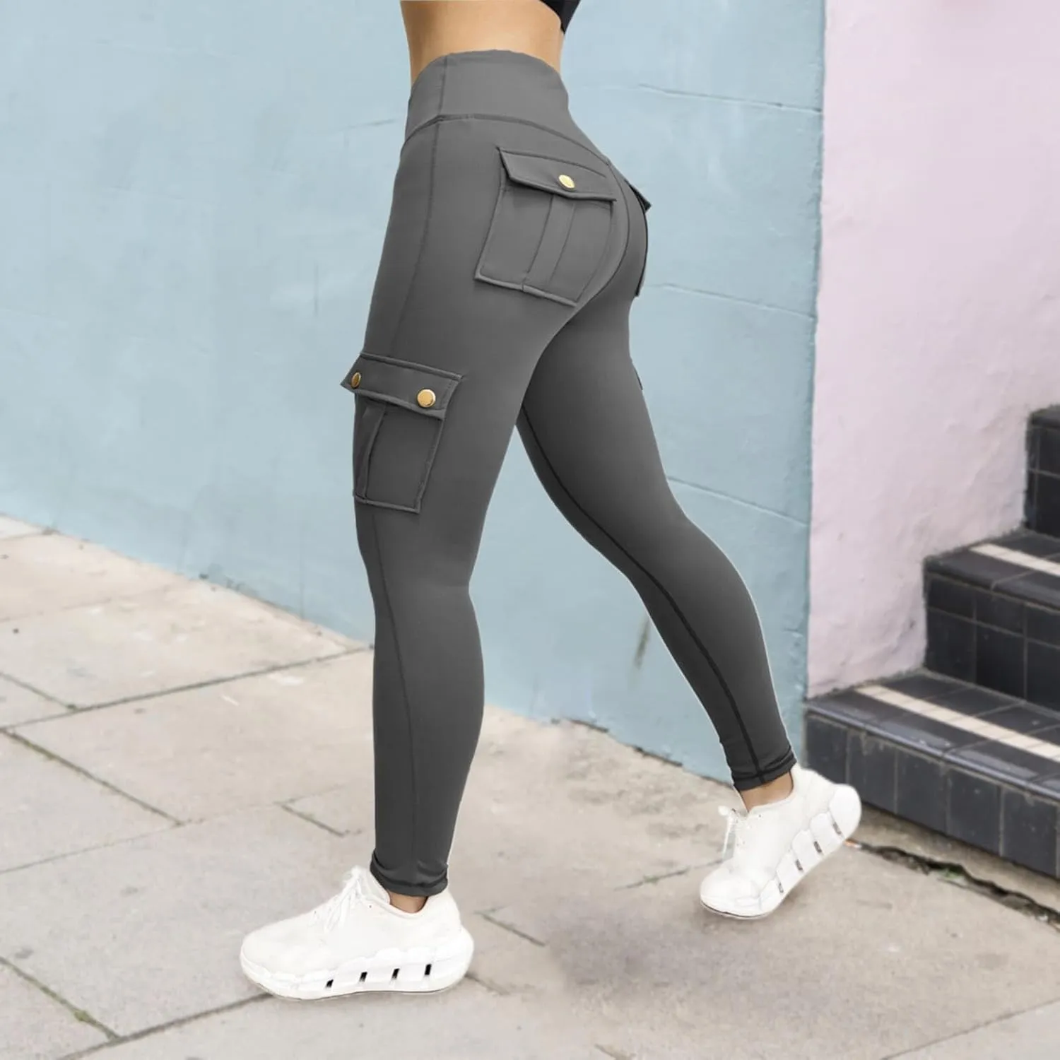 Plus Size Leggings Pants Casual Women Plus Fashion Size Waist Yoga Pants Flare Yoga Pants for Women Fleece Lined