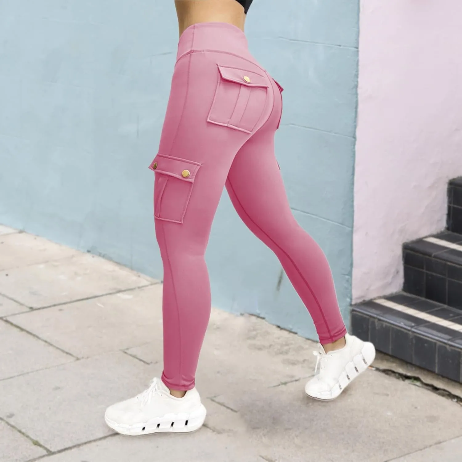 Plus Size Leggings Pants Casual Women Plus Fashion Size Waist Yoga Pants Flare Yoga Pants for Women Fleece Lined