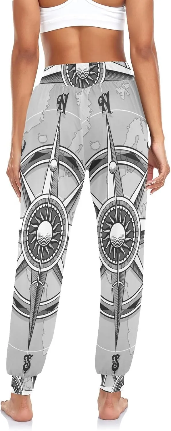Poeticcity Women Thin Trousers Lounge Harem Sweatpants Yoga Leggings Dance Pants(S-2XL)