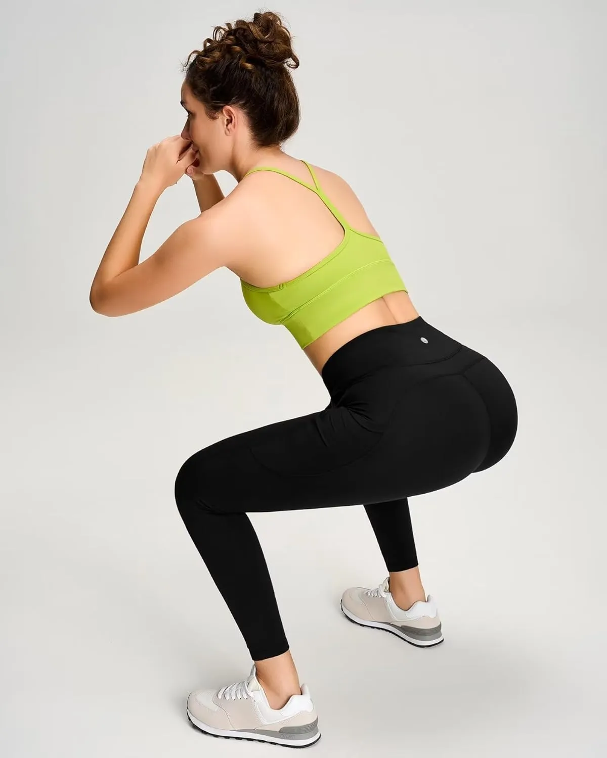 QUEENIEKE Yoga Leggings for Women High Waist Workout Pants Running Leggings 60126