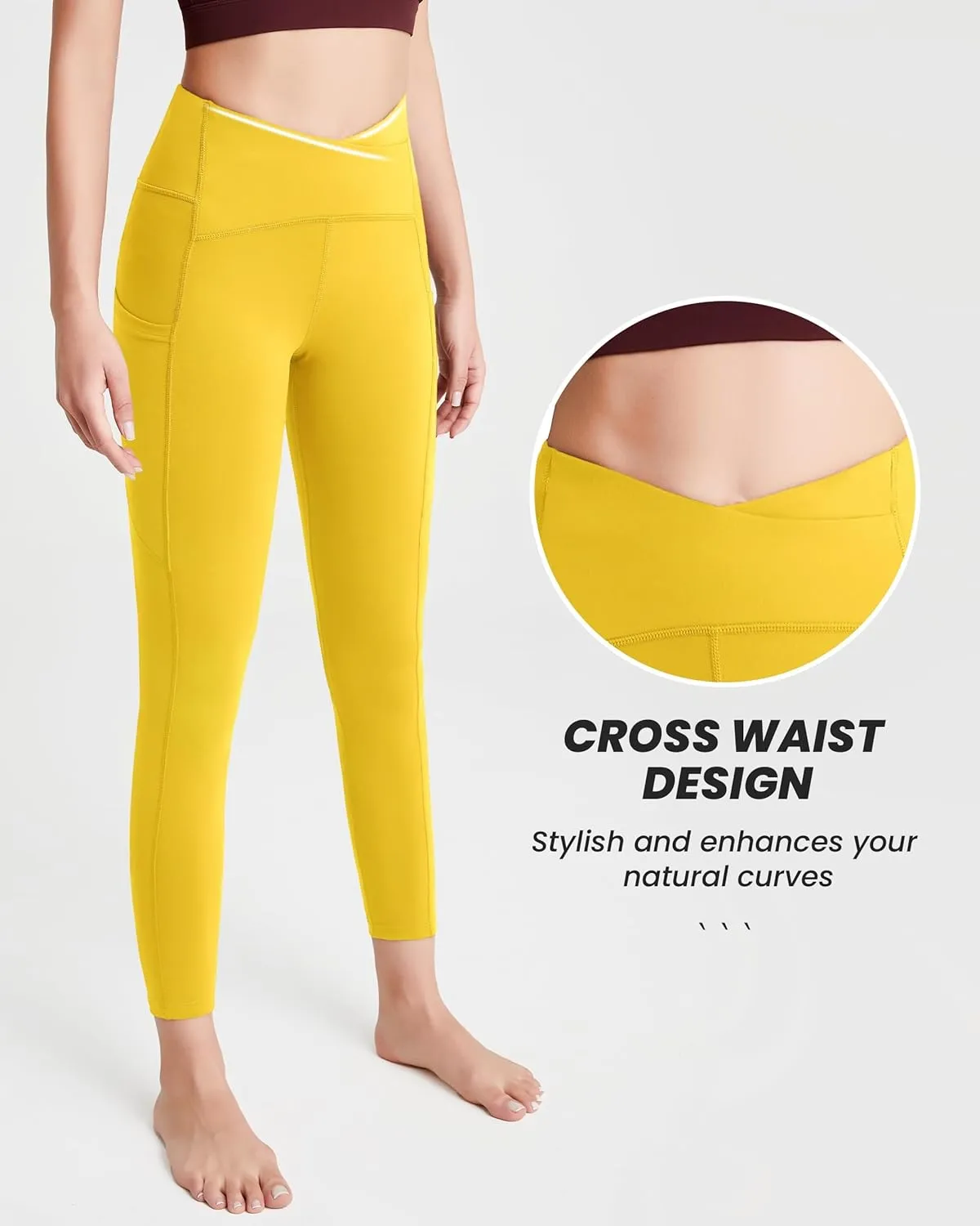 QUEENIEKE Yoga Leggings for Women High Waist Workout Pants Running Leggings 60126