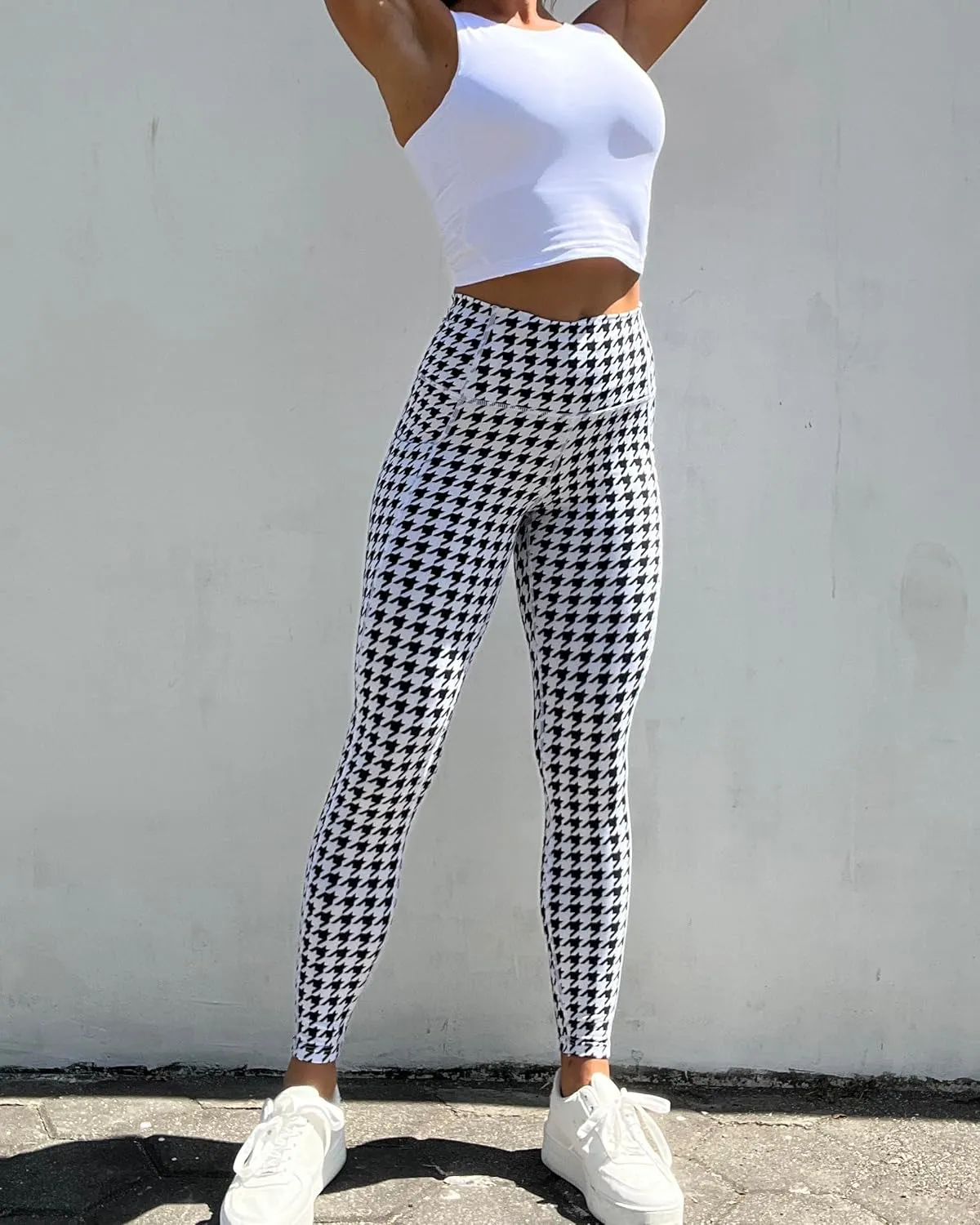 QUEENIEKE Yoga Leggings for Women High Waist Workout Pants Running Leggings 60126