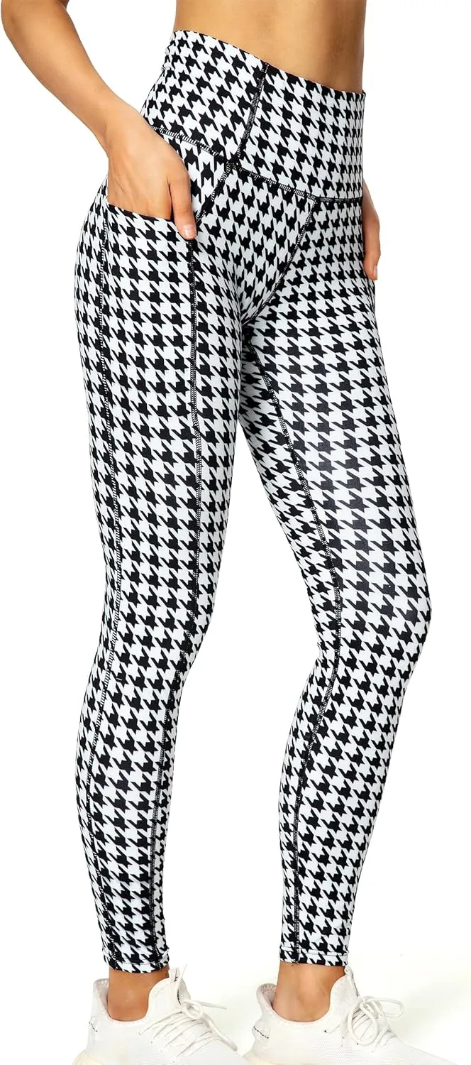 QUEENIEKE Yoga Leggings for Women High Waist Workout Pants Running Leggings 60126
