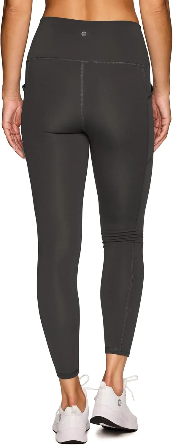 RBX Active High Waisted Squat Proof Workout Yoga Leggings with Pockets for Women