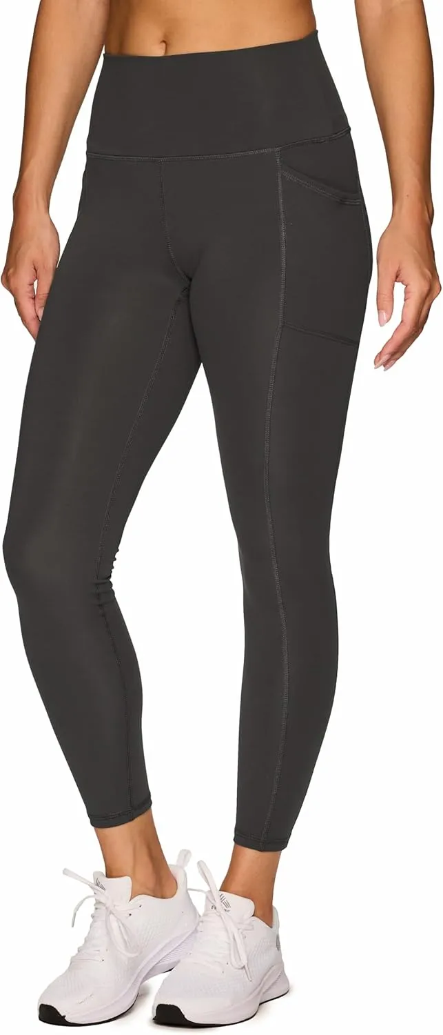 RBX Active High Waisted Squat Proof Workout Yoga Leggings with Pockets for Women