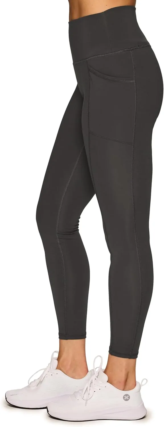 RBX Active High Waisted Squat Proof Workout Yoga Leggings with Pockets for Women
