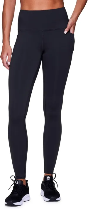 RBX Active Women's Ultra Soft Solid Workout Running Yoga Leggings with Pockets