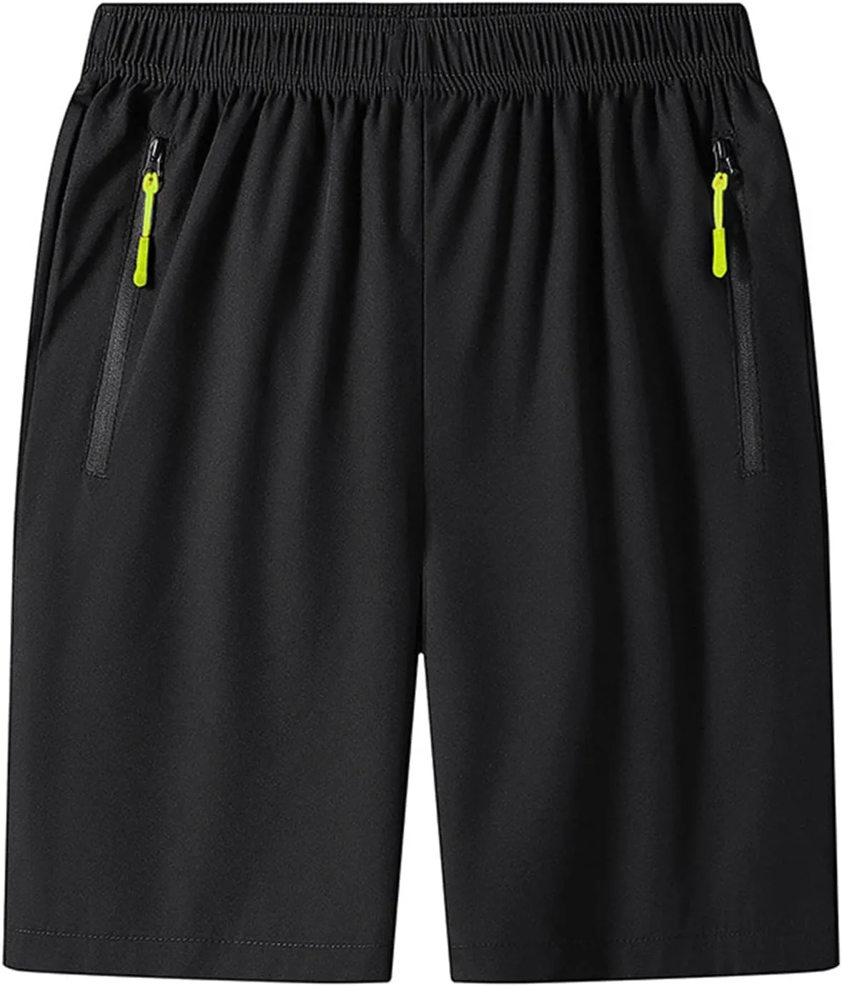 RTRDE Men's Athletic Workout Shorts Running Shorts with Zipper Pockets Lightweight Fitness Shorts, M-5XL