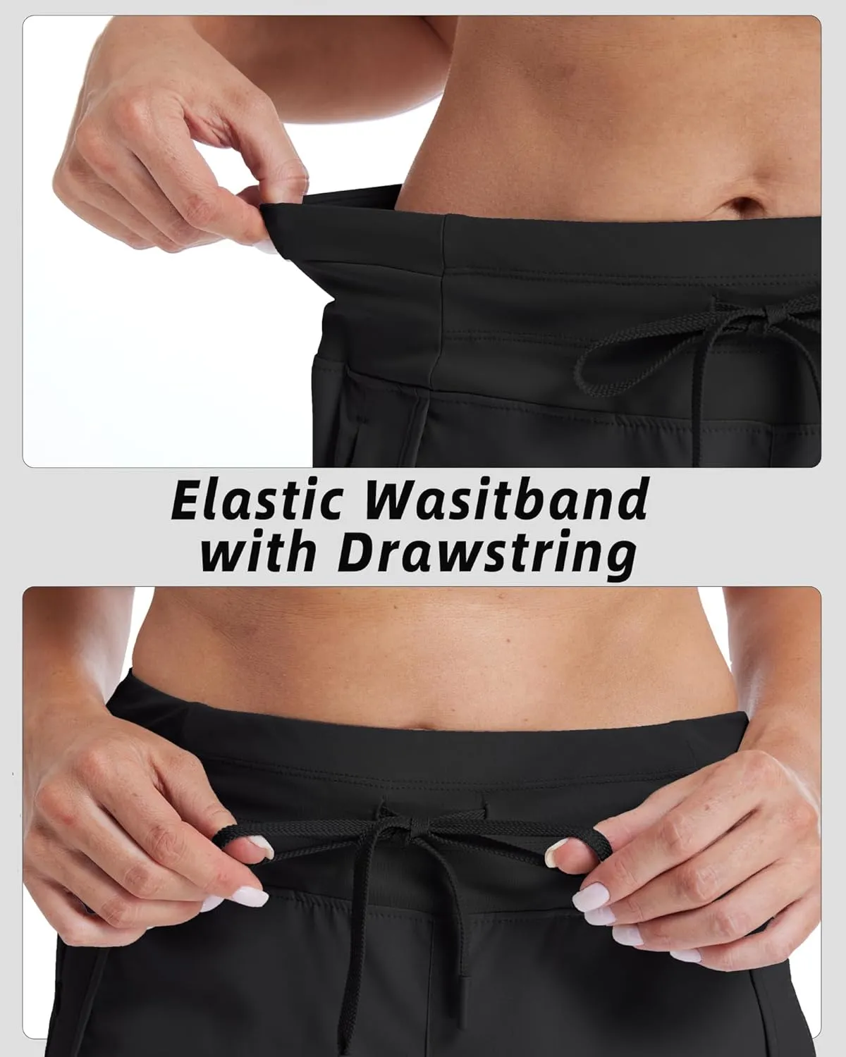 Running Shorts for Women 5" Athletic High Waisted Quick Dry Active Exercise Hiking Shorts with 3 Zipper Pocket