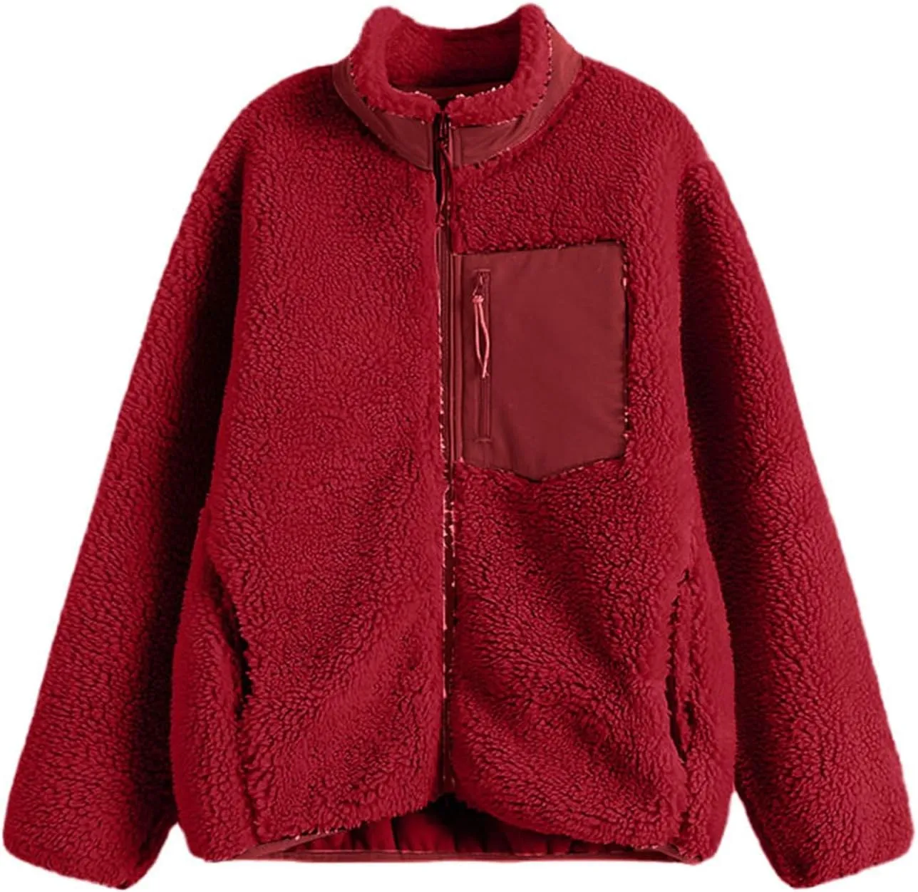 SHAOBGE Cute Coats Women's Autumn And Winter Fashion Windproof Fleece Jacket Warm Fleece Coat Womens Long Winter Coats