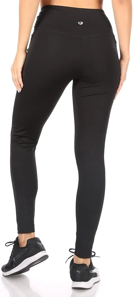 ShoSho Womens Yoga Leggings Tummy Control Sports Pants Stretchy Activewear Bottoms