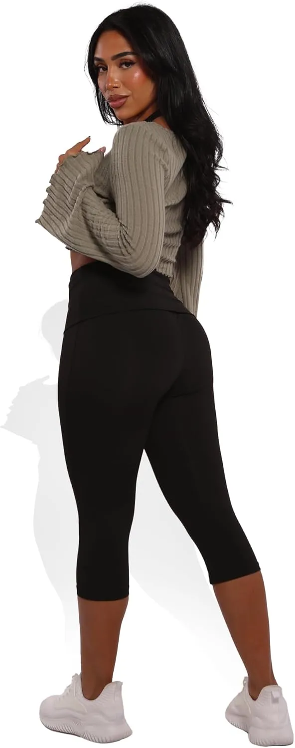 ShoSho Womens Yoga Leggings Tummy Control Sports Pants Stretchy Activewear Bottoms