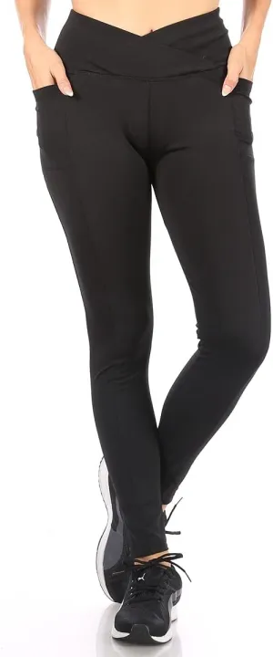 ShoSho Womens Yoga Leggings Tummy Control Sports Pants Stretchy Activewear Bottoms