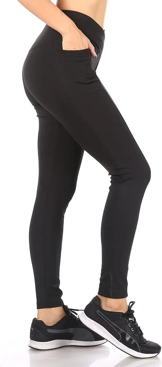 ShoSho Womens Yoga Leggings Tummy Control Sports Pants Stretchy Activewear Bottoms