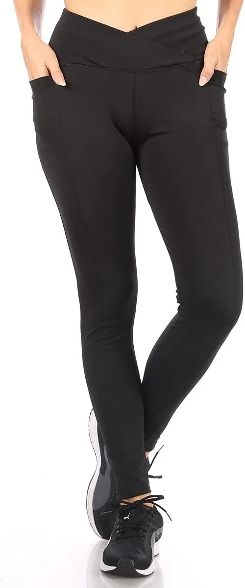 ShoSho Womens Yoga Leggings Tummy Control Sports Pants Stretchy Activewear Bottoms