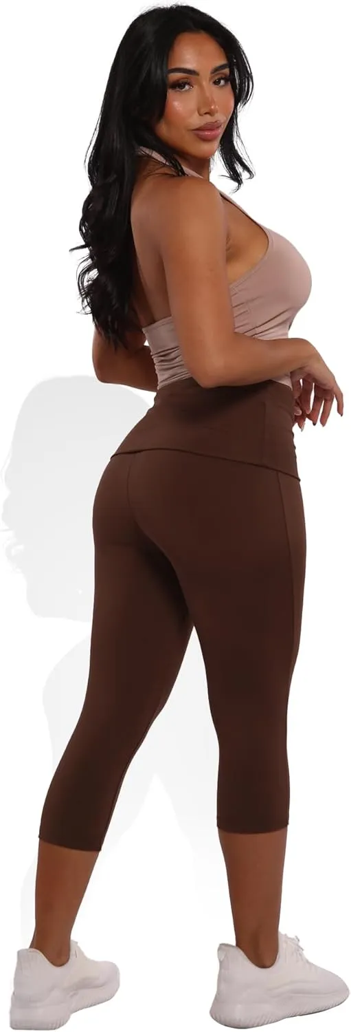 ShoSho Womens Yoga Leggings Tummy Control Sports Pants Stretchy Activewear Bottoms
